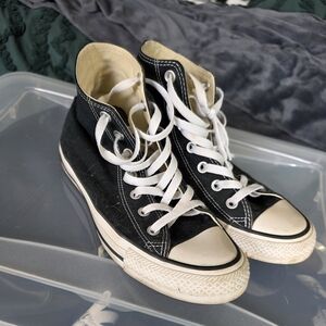 Black Converse High-Top Sneakers
